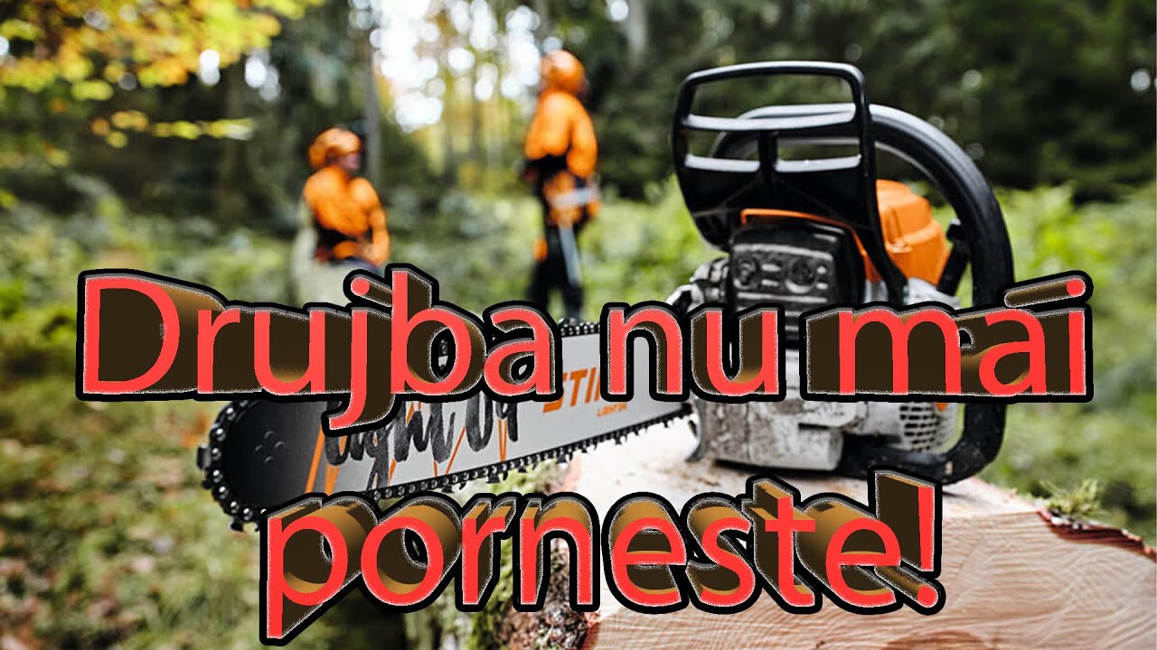 Incerc sa repar o drujba Stihl, care nu mai porneste.