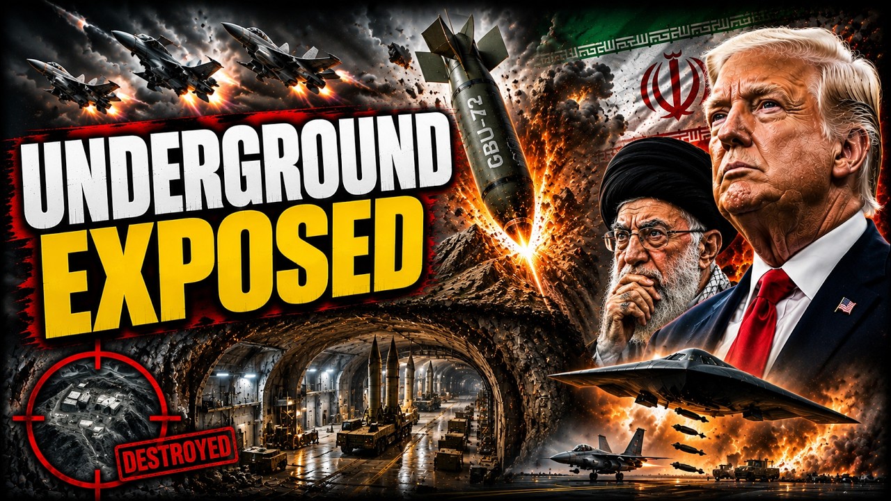 U.S. Military Targets Iran's Underground Facilities With Powerful Bunker Buster Strike