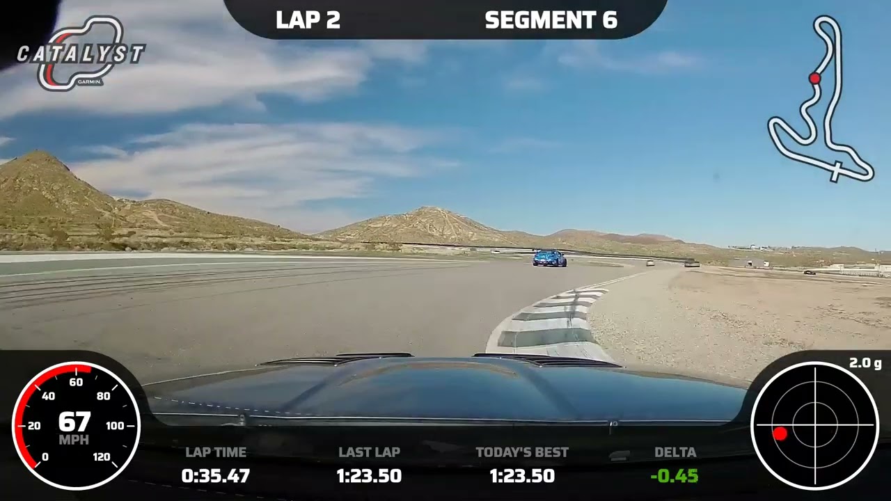 NC Miata Streets of Willow Short Skidpad CW 1:23.1