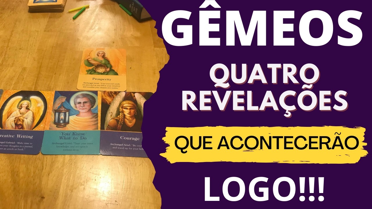GÊMEOS♊| 4 REVELAÇÕES (IMPERDÍVEIS), QUE VÃO ACONTECER LOGO! (TAROT/SIGNOS).