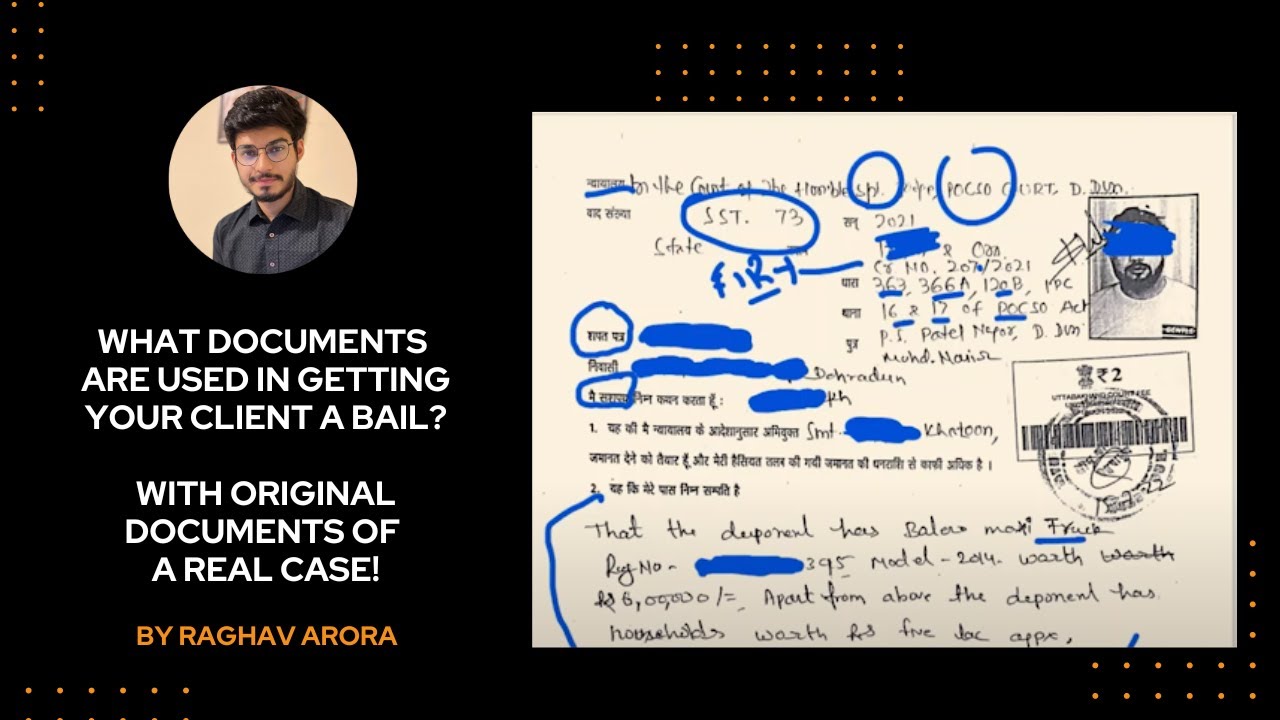 Bail Ke Liye Konse Documents Use Hote Hain? Documents Used for Bail Process - Bail Bonds & Sureties