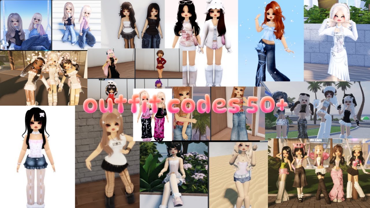 OUTFIT CODES RH DANCE STUDIO 50+ OUTFITS