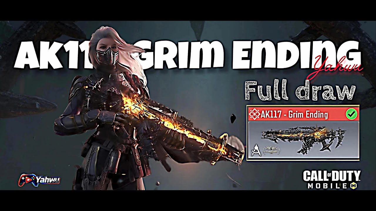 Only 10 CP and BOOM! Mythic AK117 Grim Ending 😳 CODM Lucky Draw
