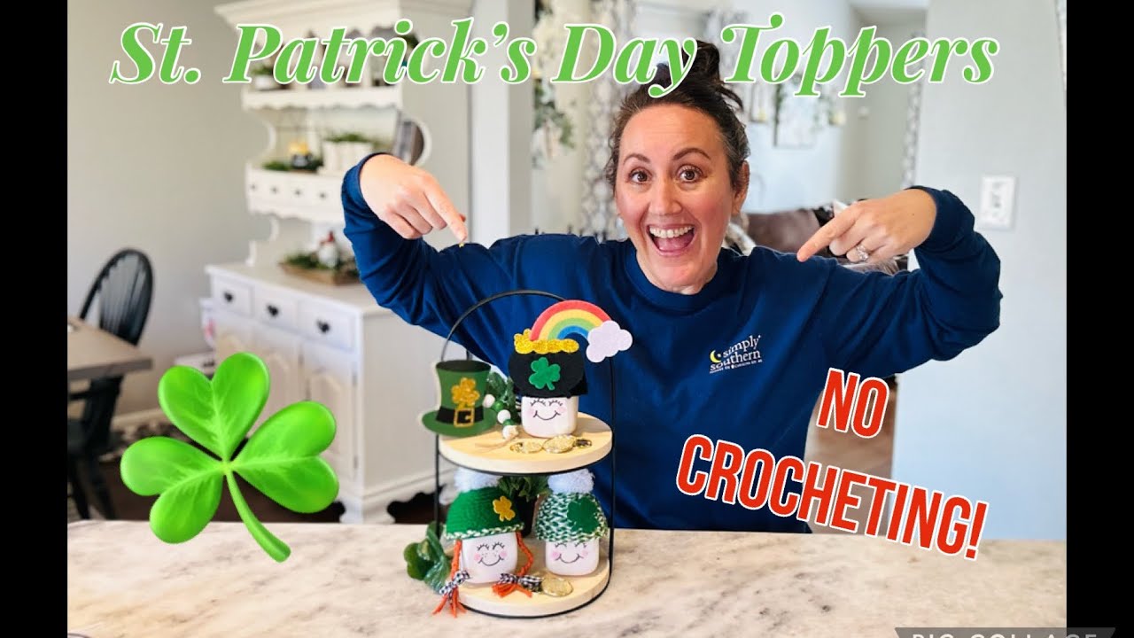 St. Patrick’s Day Toppers | Mini Marshmallow Hats 🌈☘️💰