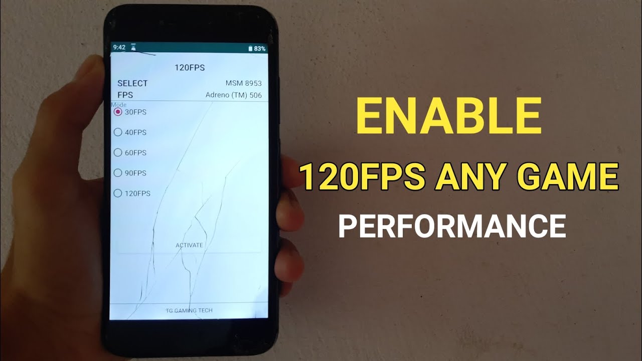 ENABLE 120FPS | SMOOTH ANDROID & GAME MAX FPS - NO ROOT