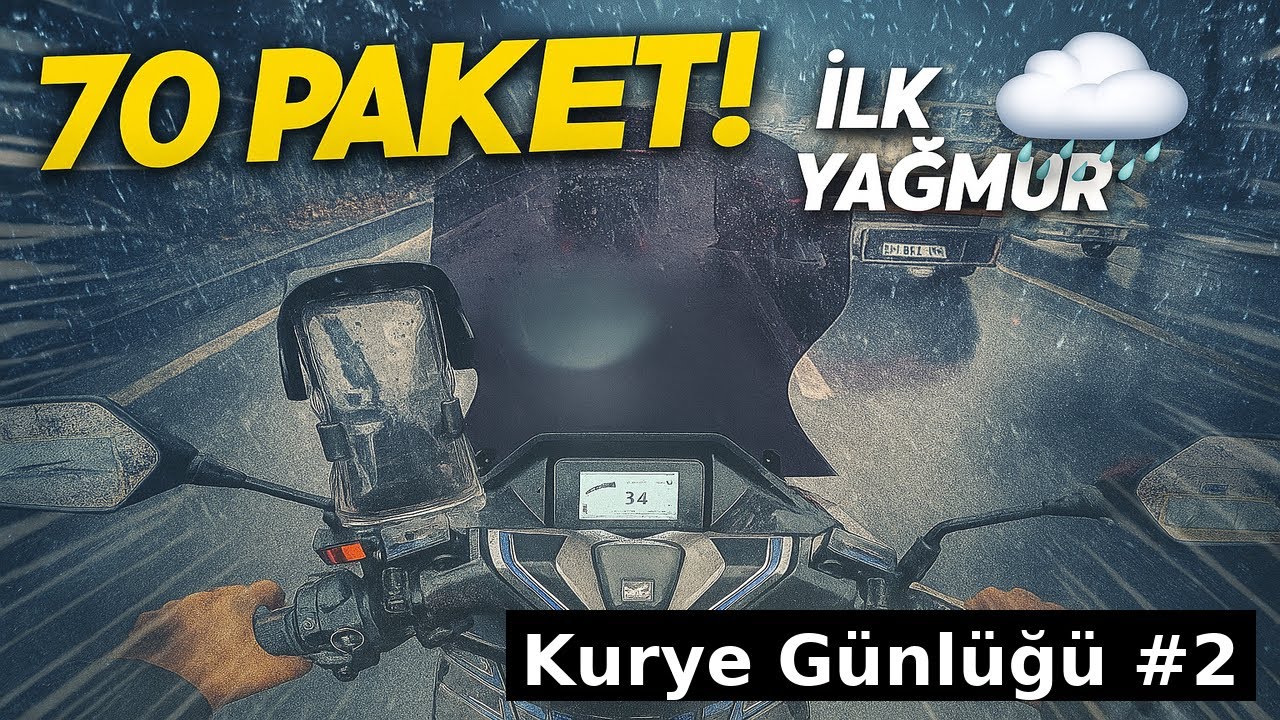 Kurye Günlüğü 2 | Sonbaharın İlk Yağmurunda 70 Paket Teslim Ettim