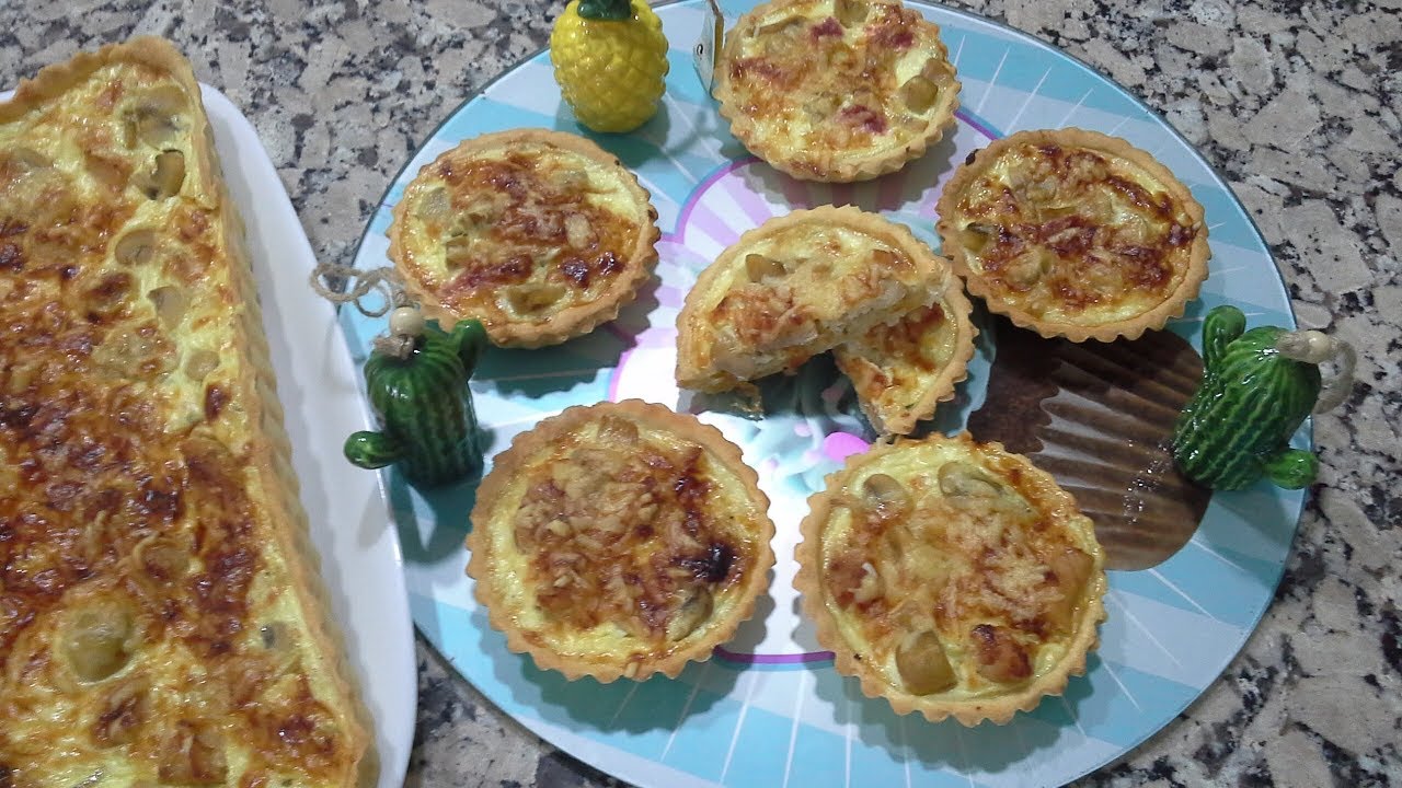 كيش بالدجاج و الخضار وبألذ عجينة من مطبخ سلسبيل / Quiche au poulet et légumes de selsabil cuisine