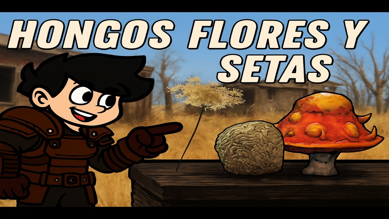 [Fallout 76] Donde encontrar Hongos cerebrales, Flor de zanahoria y Setas rojas