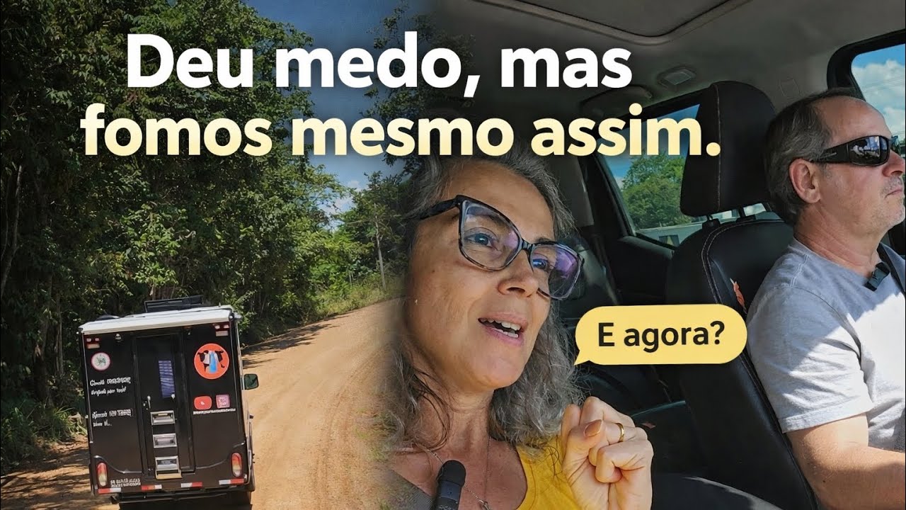 Deu medo, mas fomos mesmo assim.  - Vídeo 1