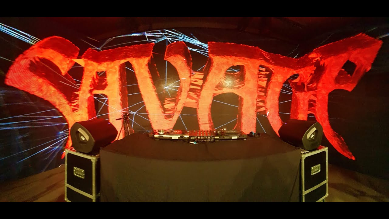 Savage vinyl only technoid drumandbass set at Visualpower Studioline