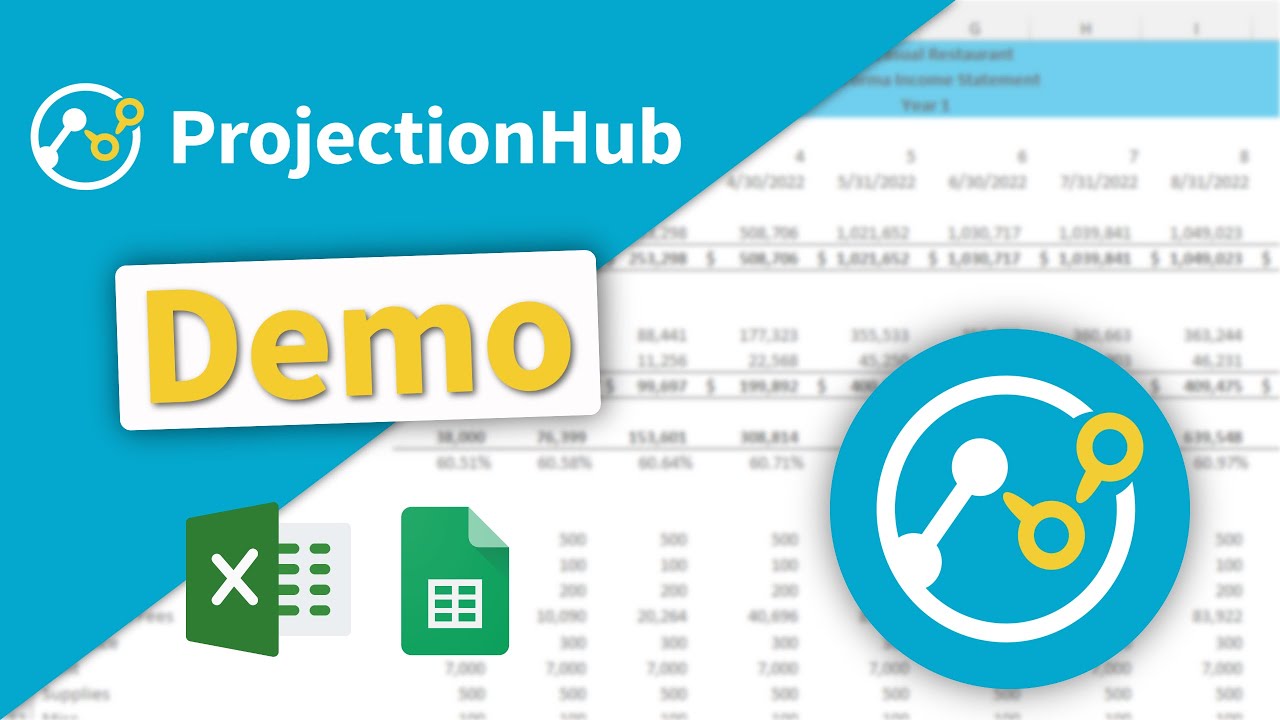 ProjectionHub Financial Projection Templates Overview