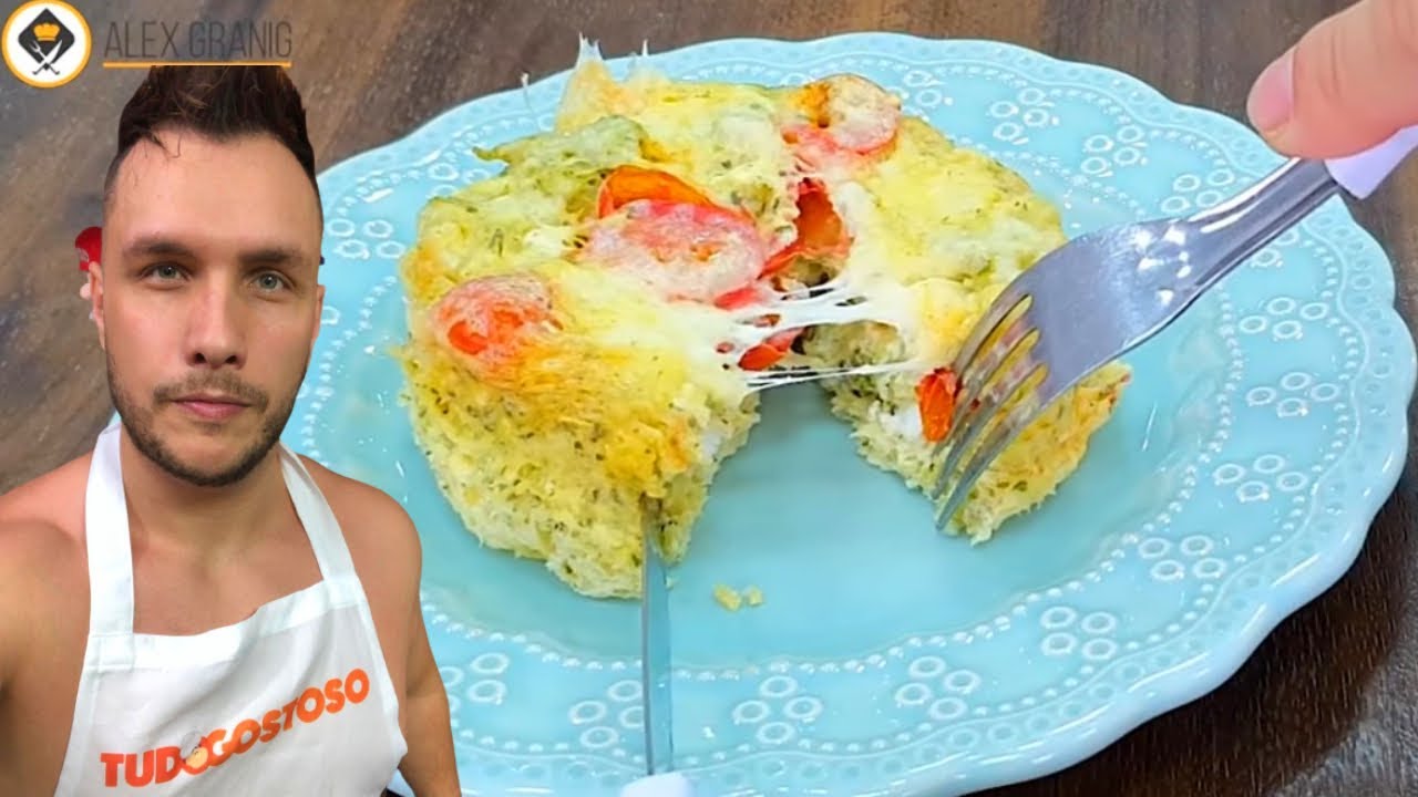 TORTINHA LOW CARB PRONTA EM 5 MINUTOS ( ÓTIMA OPÇÃO PARA O CAFÉ DA MANHÃ E LANCHE DA TARDE )