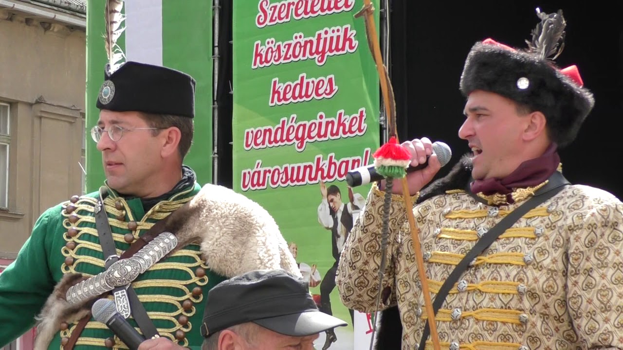Zászlóbontás 2019. Brezáni kiáltvány felolvasása