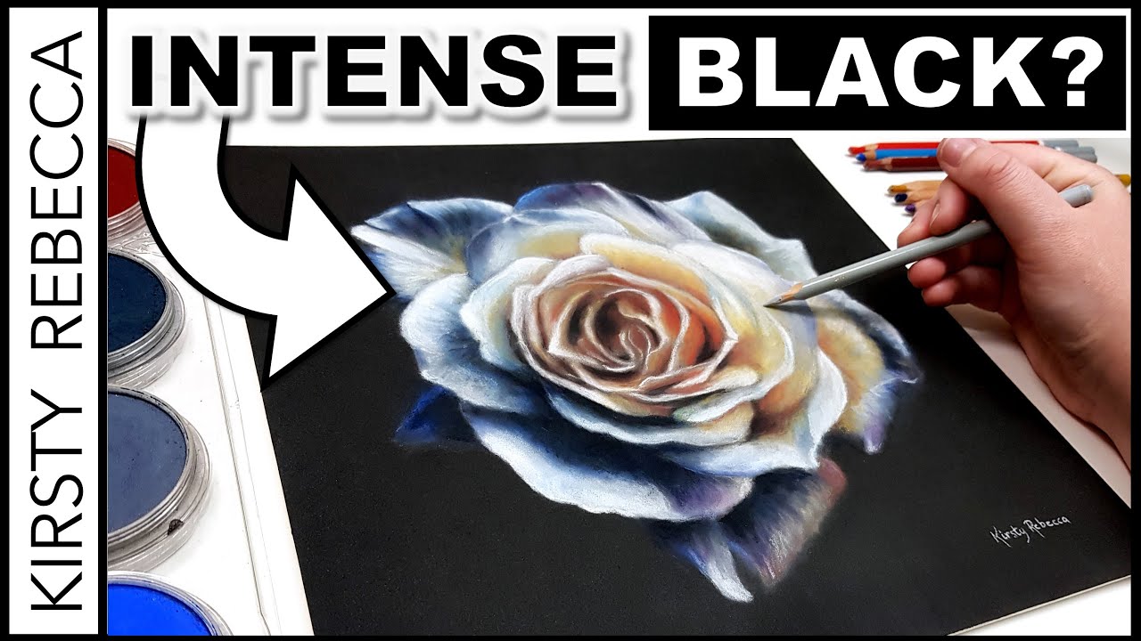 How to create DARK BLACK backgrounds to make your drawings POP!