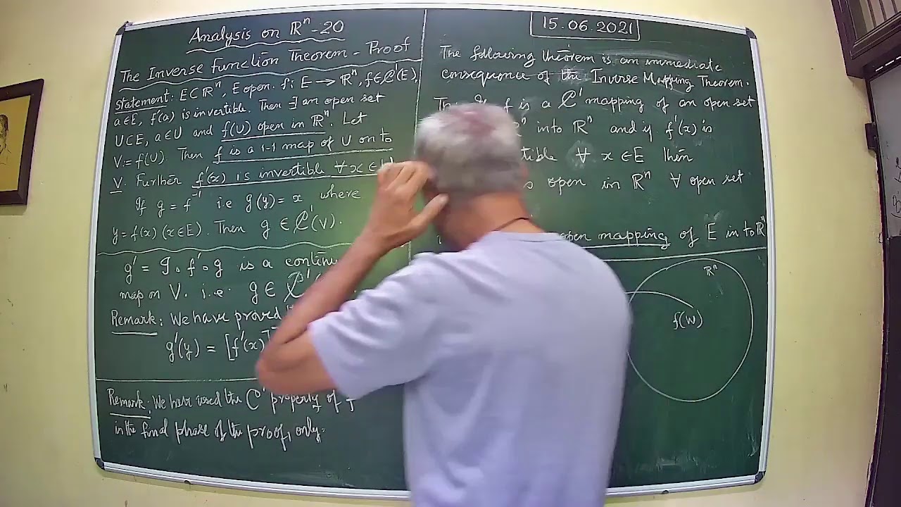 Analysis on R^n - 20 -   The Inverse Function Theorem - Proof