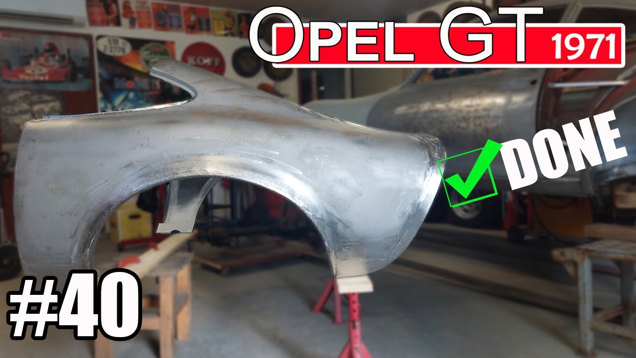 Original GT shapes are BACK !! #40   Opel GT 1971 project