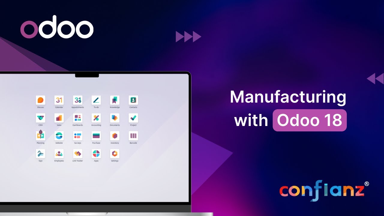 Демо Odoo 18: Производство с Odoo