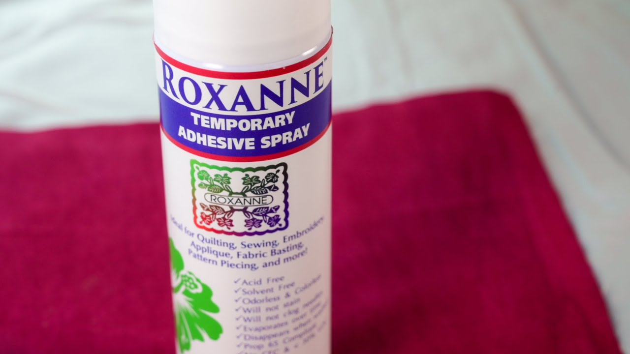 Roxanne's Temporary Adhesive Spray Tutorial