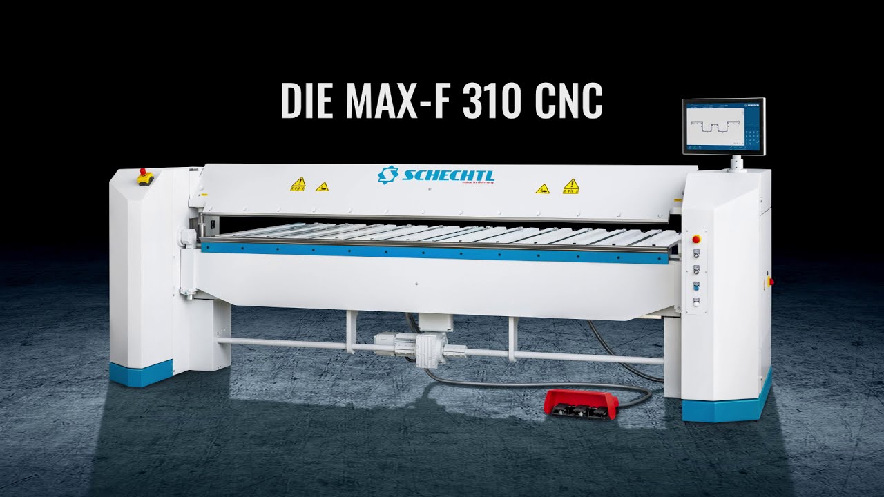 Schechtl MAX-F 310/CNC - Motor-Schwenkbiegemaschine mit F-Geometry