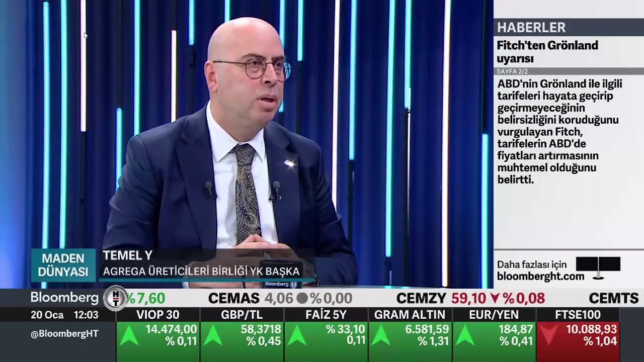 20 Ocak 2026 Maden Dünyası-Bloomberg HT 2025