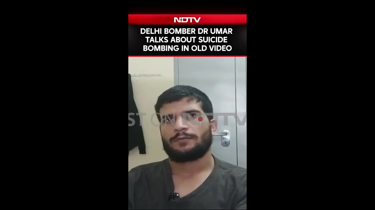Delhi Bomber Dr Umar Talks About Suicide Bombing In An Undated Video