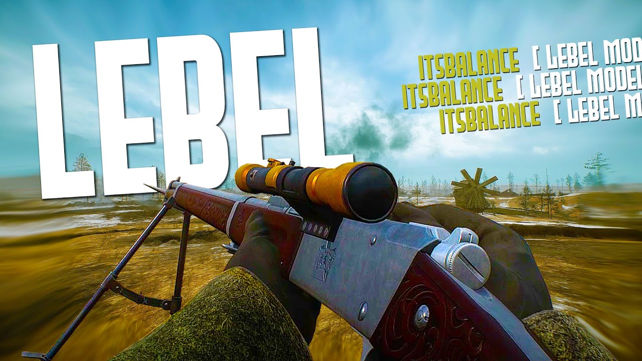 My FAVORITE Sniper in BATTLEFIELD 1 - Lebel model 1886 sniper