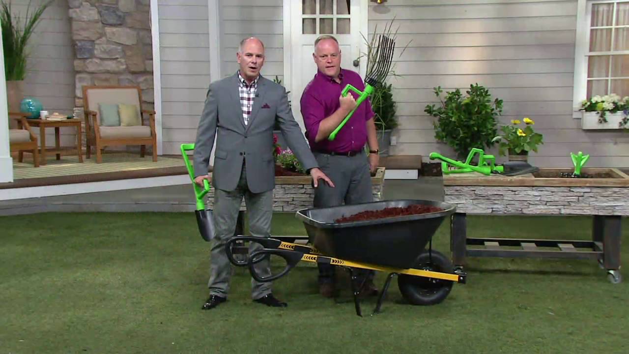 The Mulch Fork & Spade Multi-Function Garden Tool on QVC