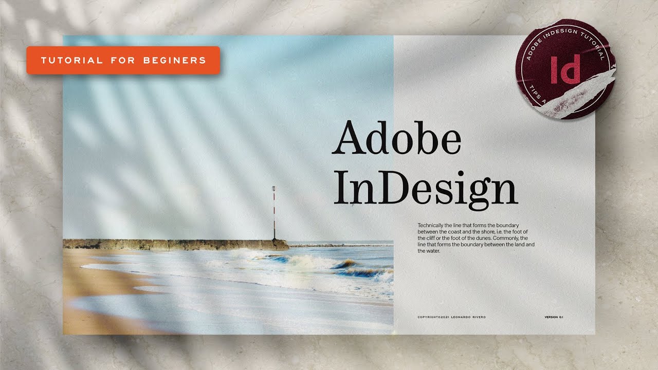 Adobe InDesign CC Tutorial for Beginners | Create a Presentation Design!