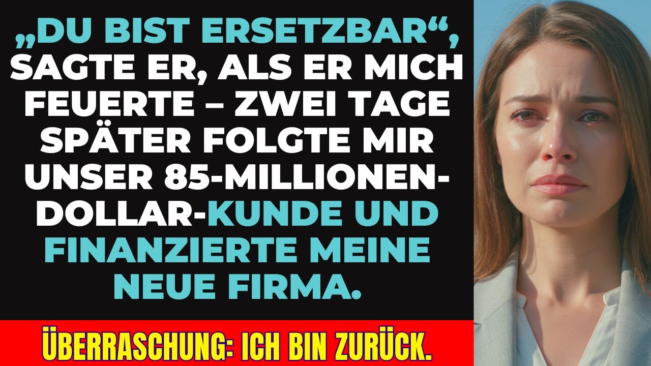 Er sagte, ich sei ersetzbar – Doch ich nahm ihm seinen Kunden, Job und Ruf weg