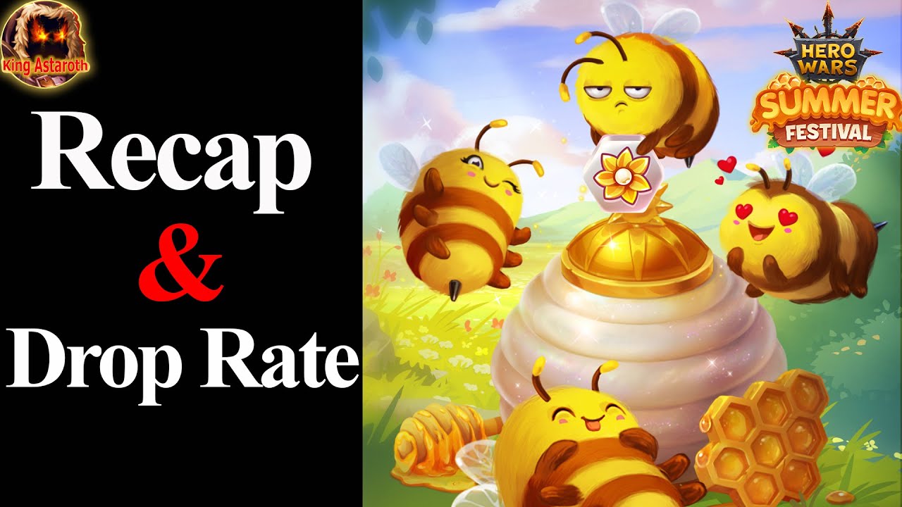 hero wars | summer festival 2022 recap and coins drop rate!