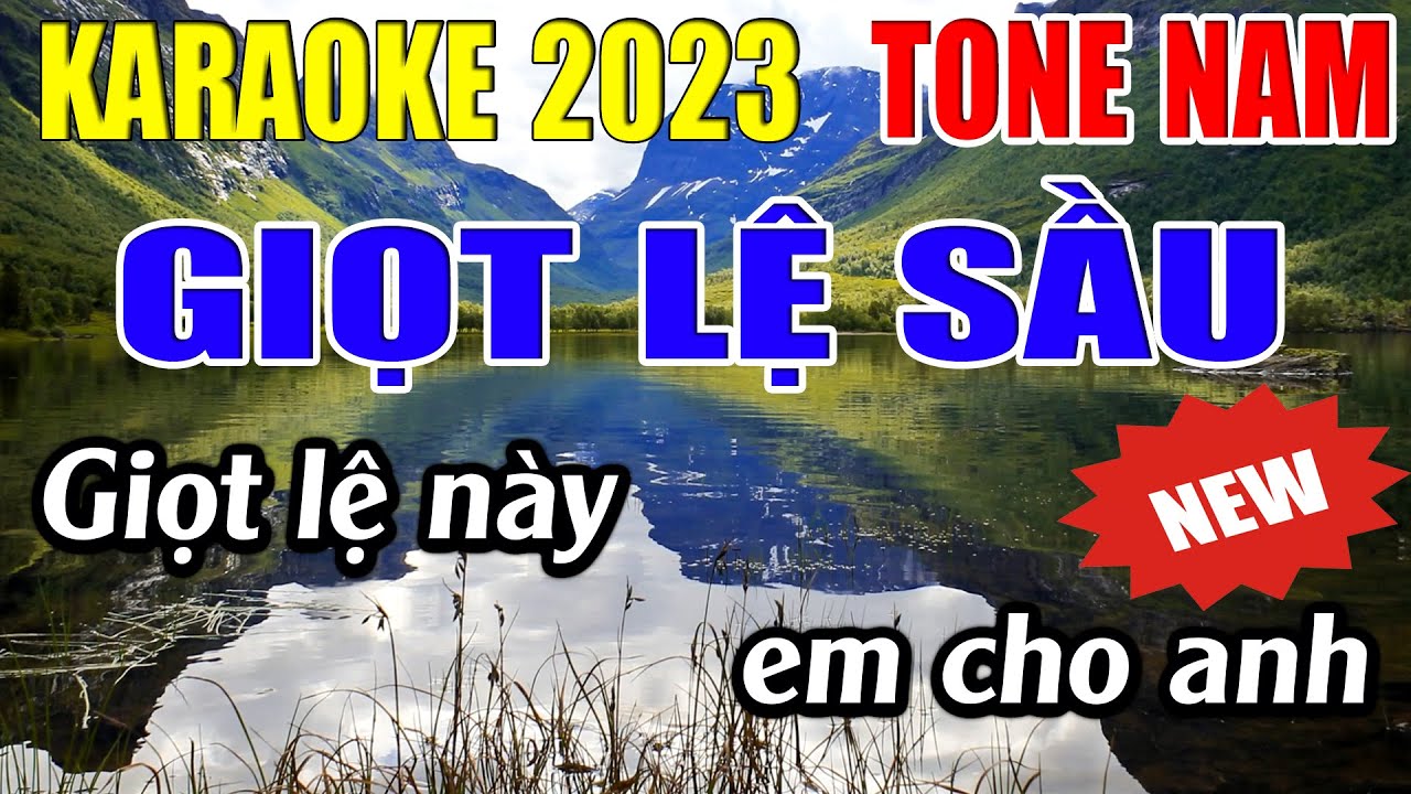 Giọt Lệ Sầu Karaoke Tone Nâm Karaoke Đăng Khôi - Beat Mới