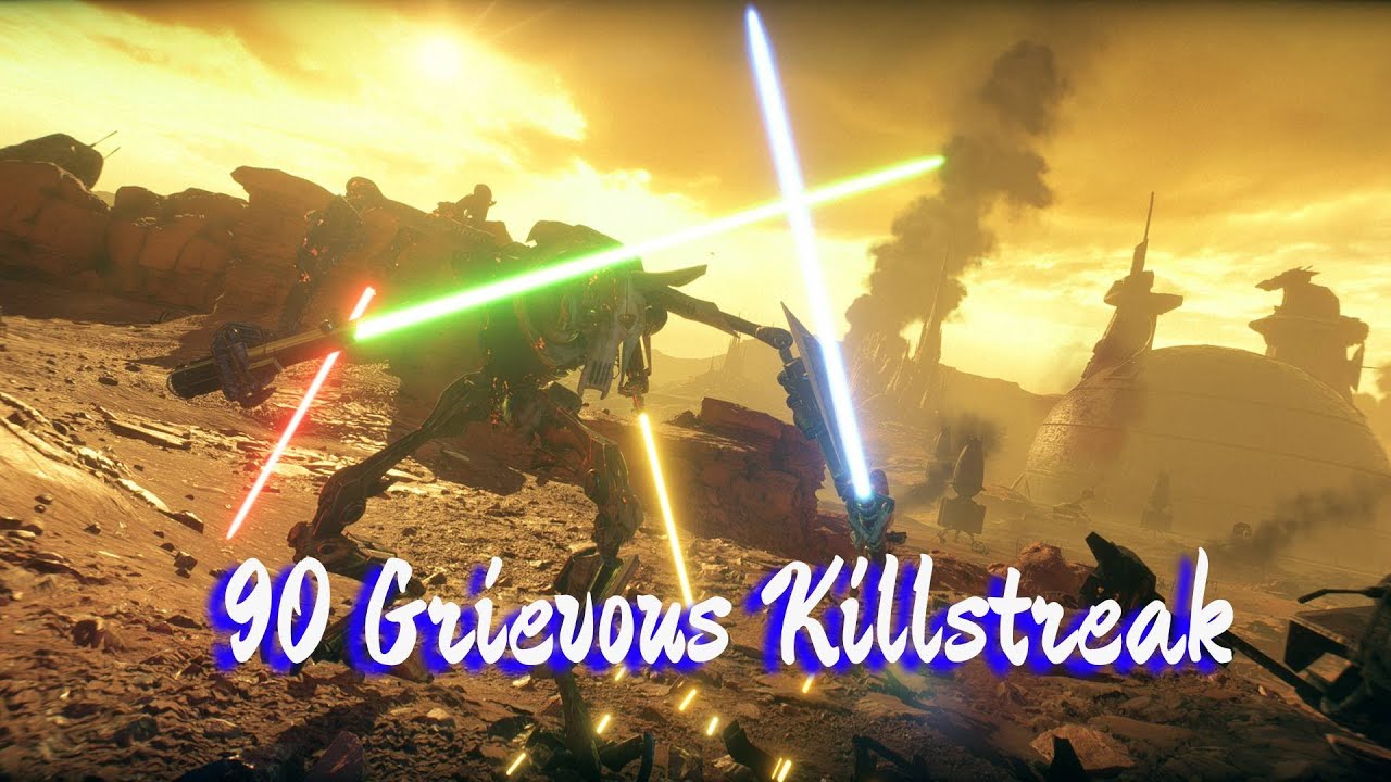 Grievous- 90 Killstreak on Yavin 4 (PS5 CUSA)- Star Wars Battlefront 2