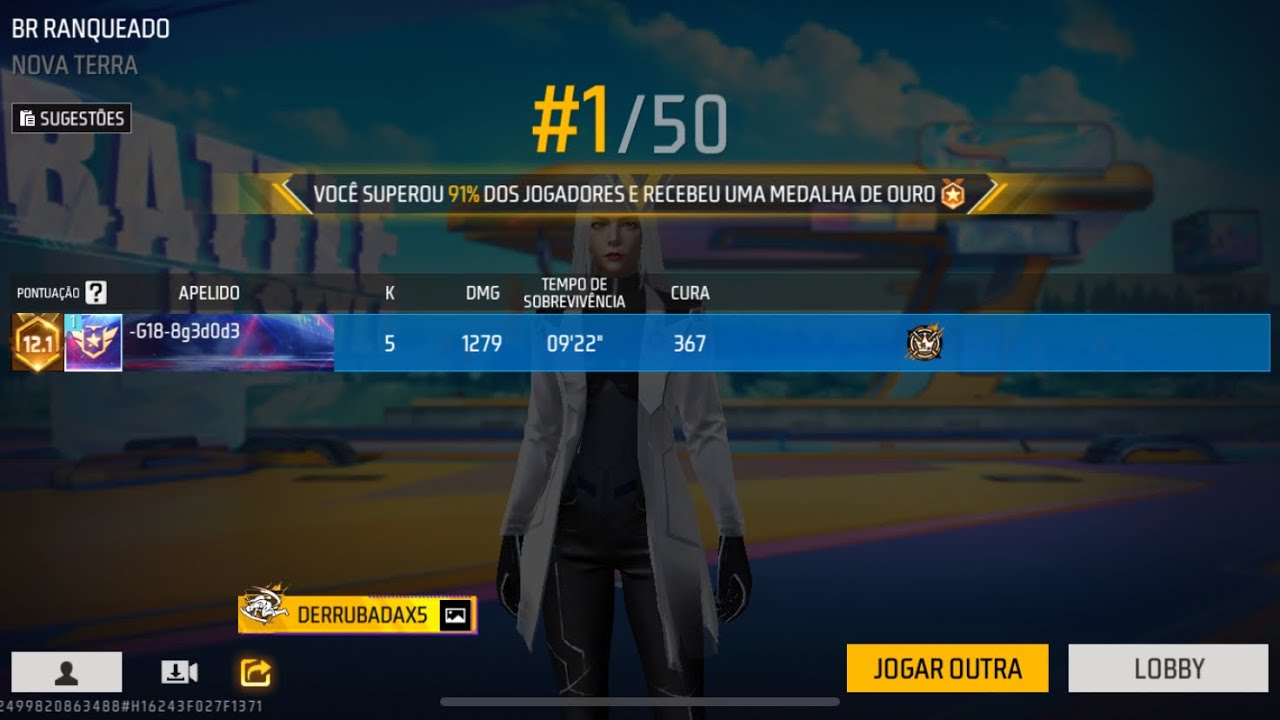 Jogando free fire parte 08