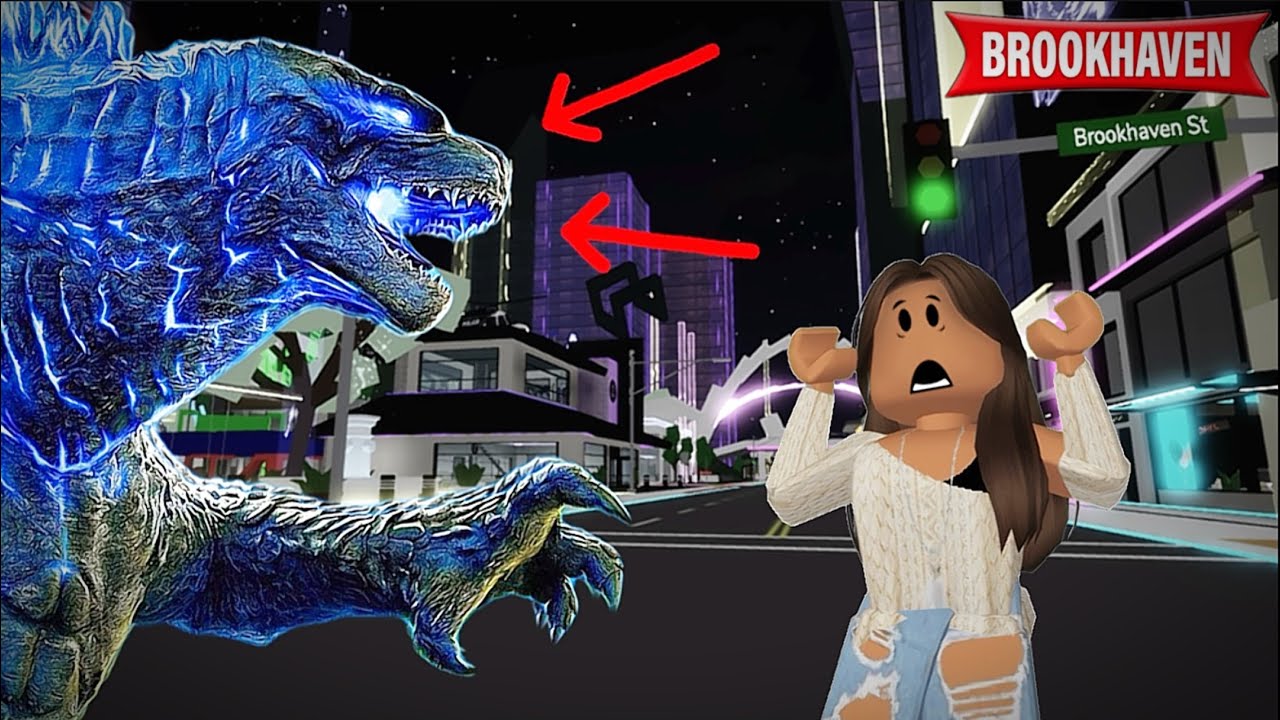 GODZILLA INVADES BROOKHAVEN!! (CRAZY) 🤯😱