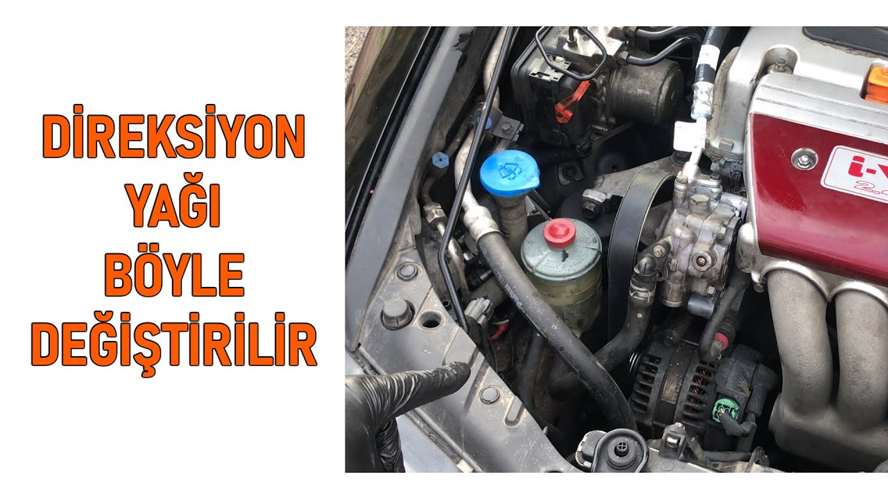 Hidrolik Direksiyon Yağı Değişimi - Direksiyon Hidroliği Böyle Değiştirilir - Power Steering Fluid