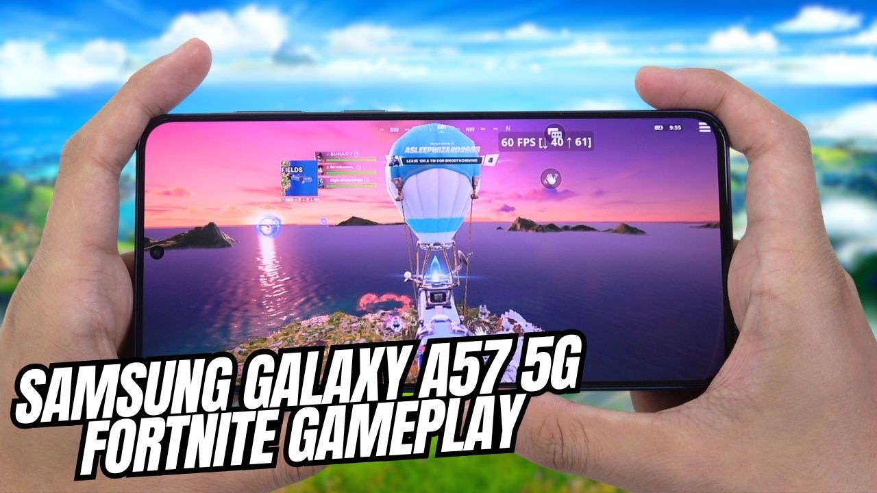 Samsung Galaxy A57 5G Fortnite Gameplay | Exynos 1680