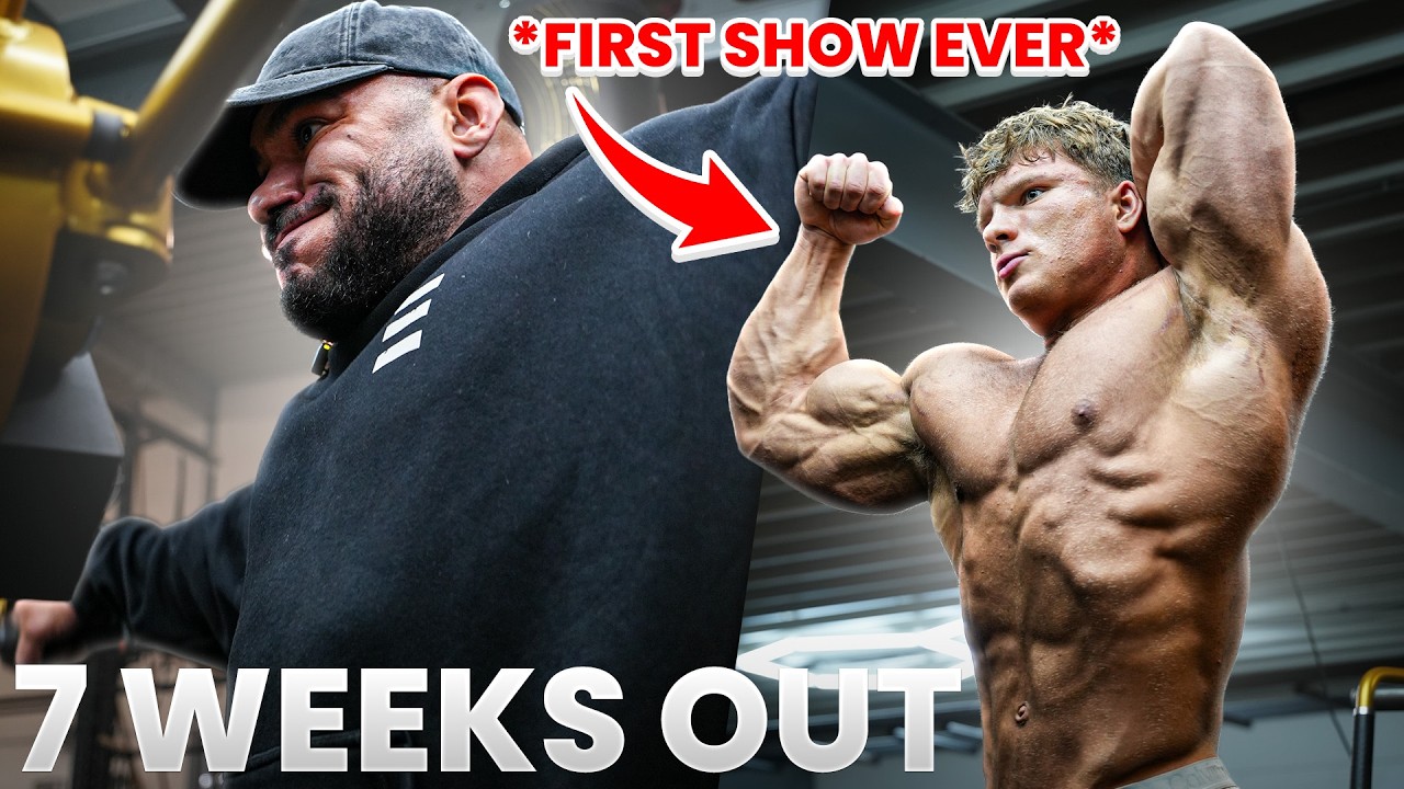 TRAINING WITH MY 21 YEAR OLD CLIENT KOSTAS AT 7 WEEKS OUT