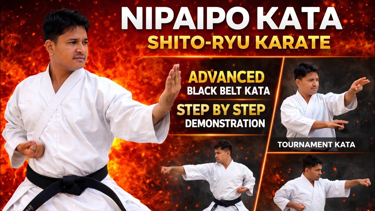 Nipaipo kata (shito-Ryu style) @highlight #karatedeepak #viral #youtubevideo #kata #Nipaipo