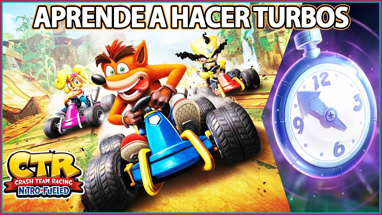 🎮 Aprende a hacer Turbos en Crash Team Racing Nitro Fueled PS4/XBO ✅