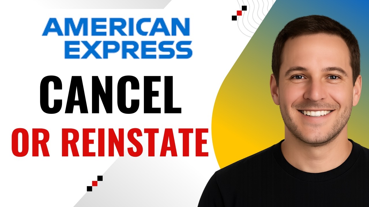 How to cancel and reinstate your Amex card