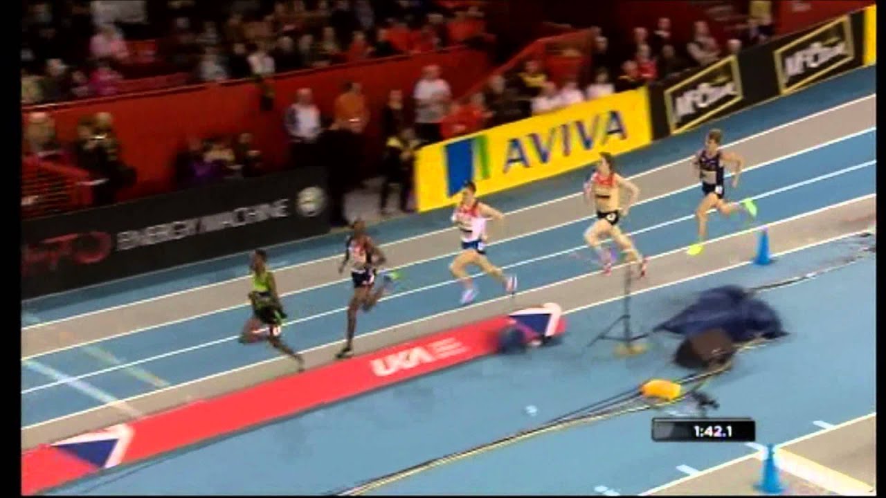Mo Farah-Indoor 1500m.Glasgow ,2012
