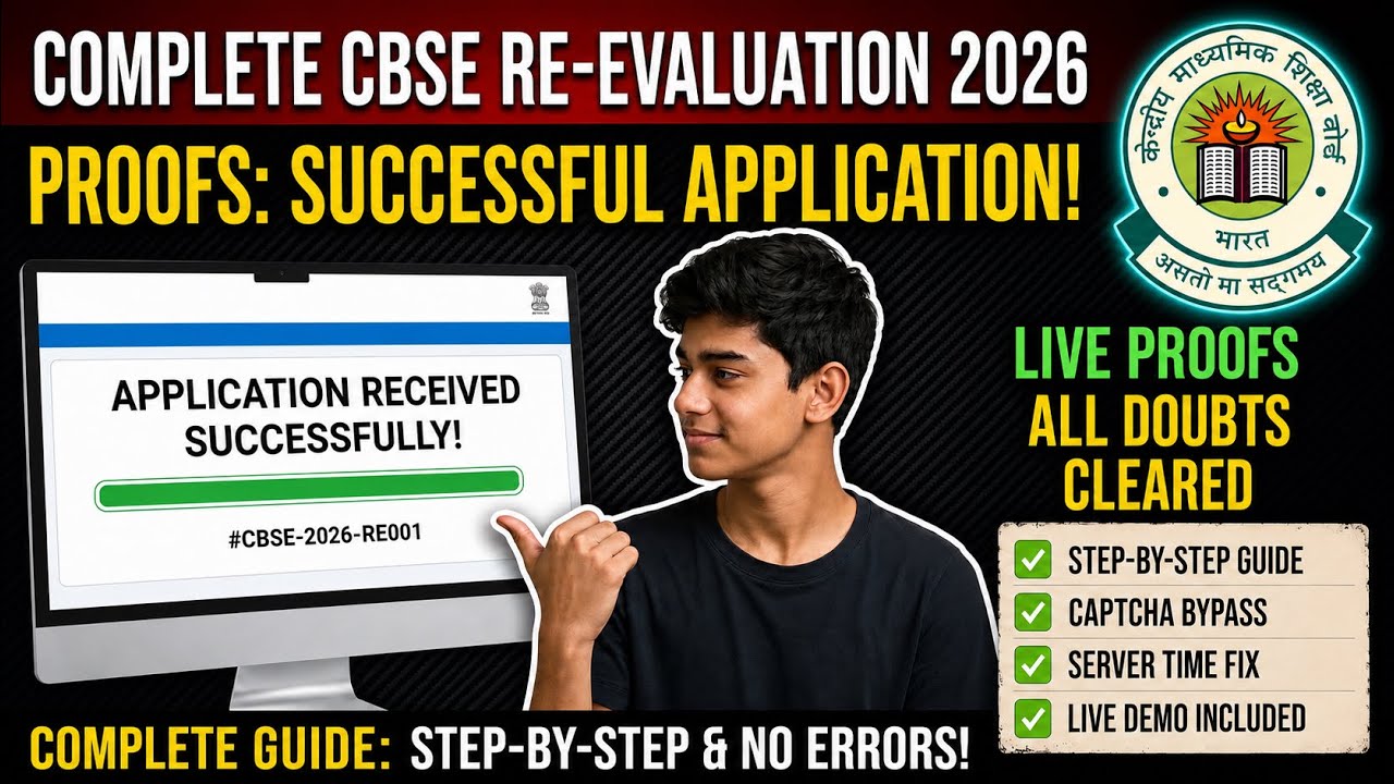 This CBSE Re-Evaluation Trick Solved All Errors 😉 Full Process Live