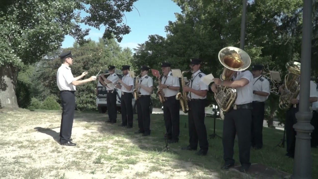 Himno Nacional de la República Bolivariana de Venezuela en el Parque del Oeste de Madrid