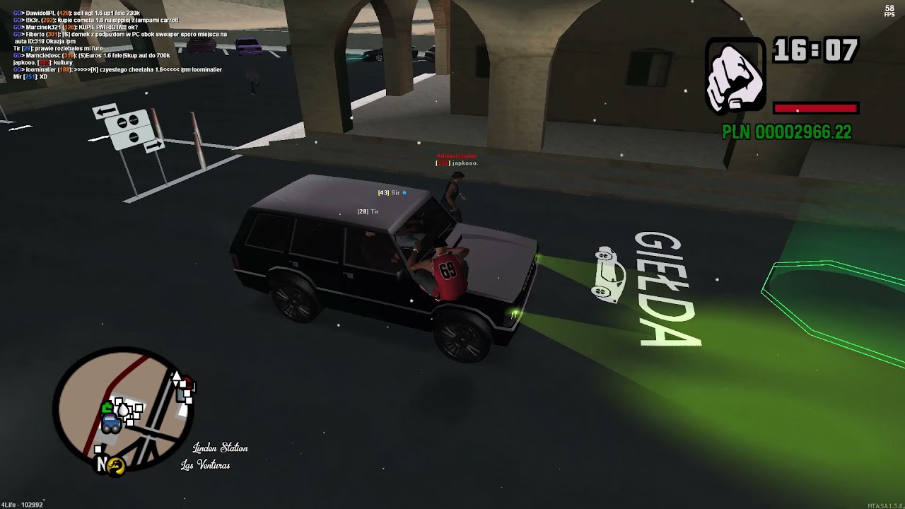 Ucieczka w kajdankach z komendy SAPD |  MTA 4Life Funny Moments #2
