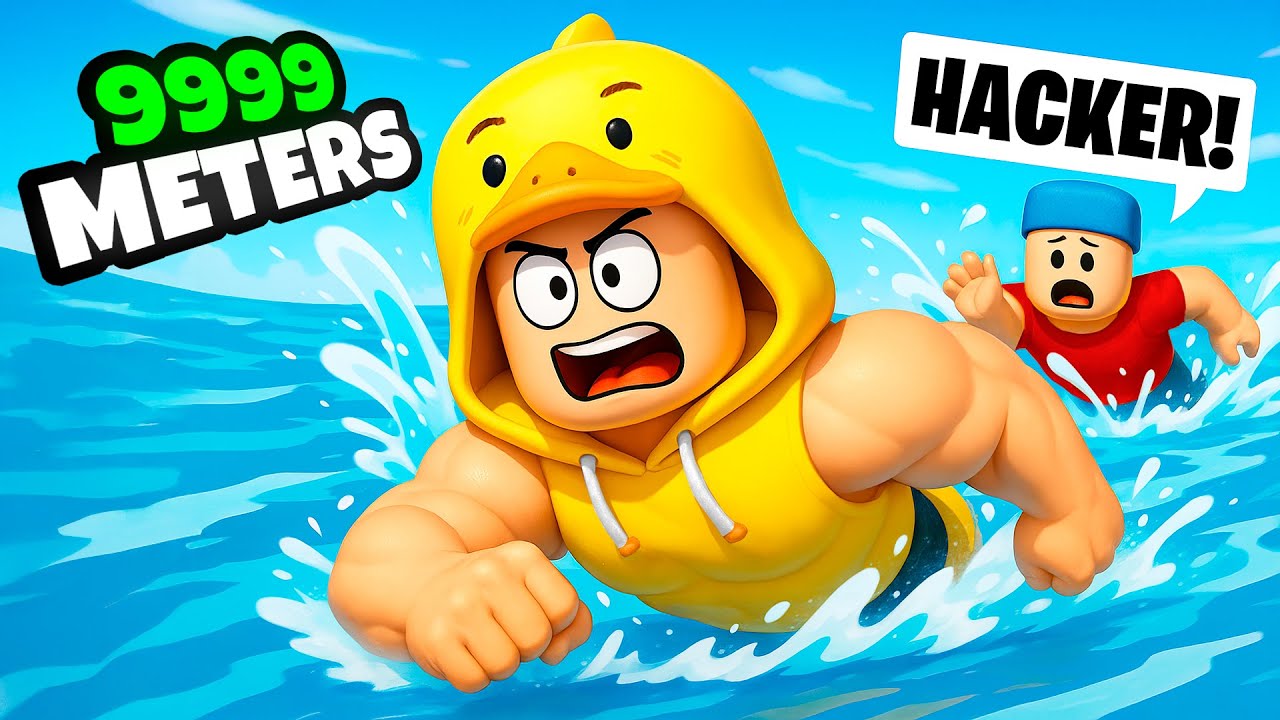 Ik Werd De Snelste Zwemmer Ter Wereld! (Roblox)