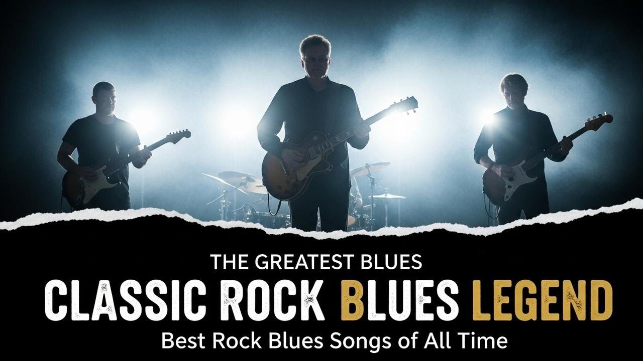 Eric Clapton, Jimi Hendrix, BB King, Muddy Waters, ZZ Top – Timeless Blues Rock Guitar Legends