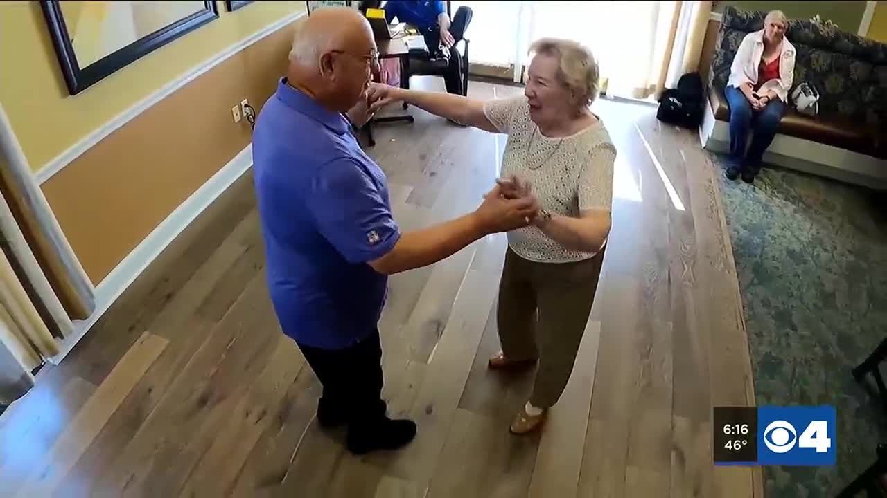 Dancing keeps retirement home residents feeling young