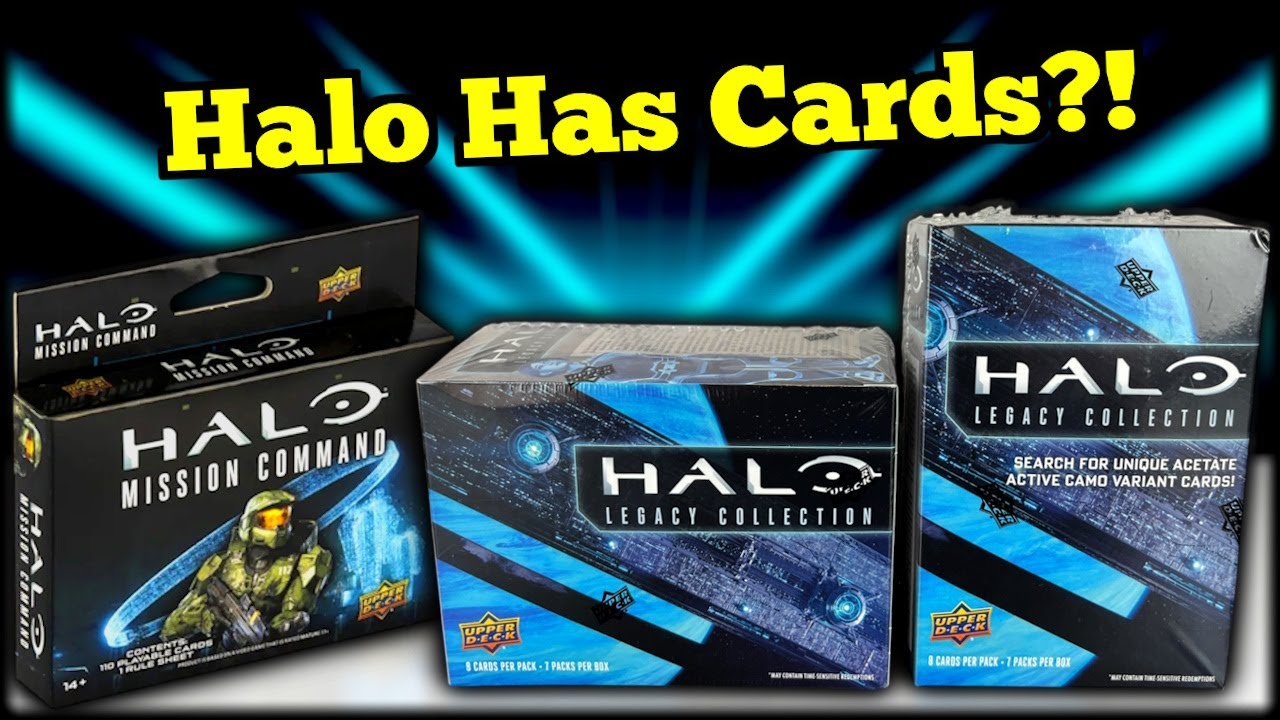 Official Halo Cards?! - Halo Legacy Collection & Mission Command Opening!