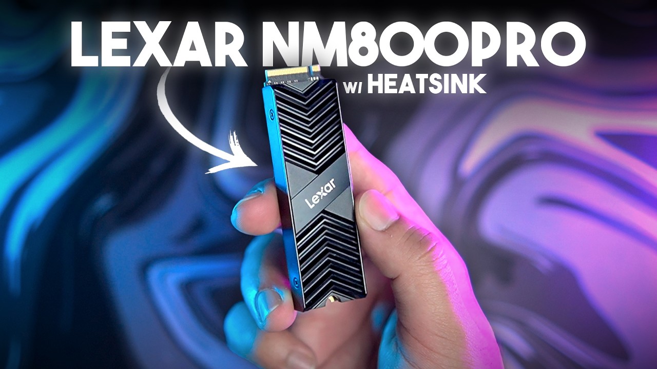 Lexar NM800 Pro Heatsink SSD Review: 7000MB/s INSANE Speed! 😱 (Benchmark + Teardown)