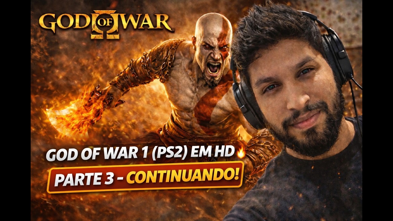 GOD OF WAR 1 (PS2) EM HD 🔥 PARTE 3 – CONTINUANDO A HISTÓRIA!🔥
